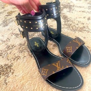 Monogram Sandals